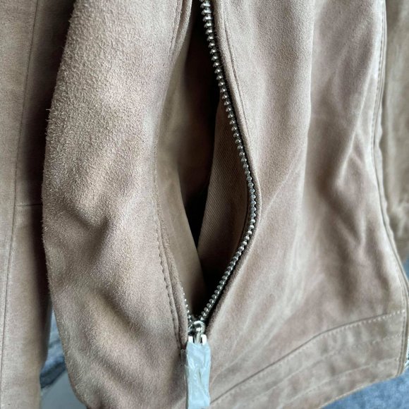 Reiss Suede Racer / Bomber Jacket - Picture 12 of 12